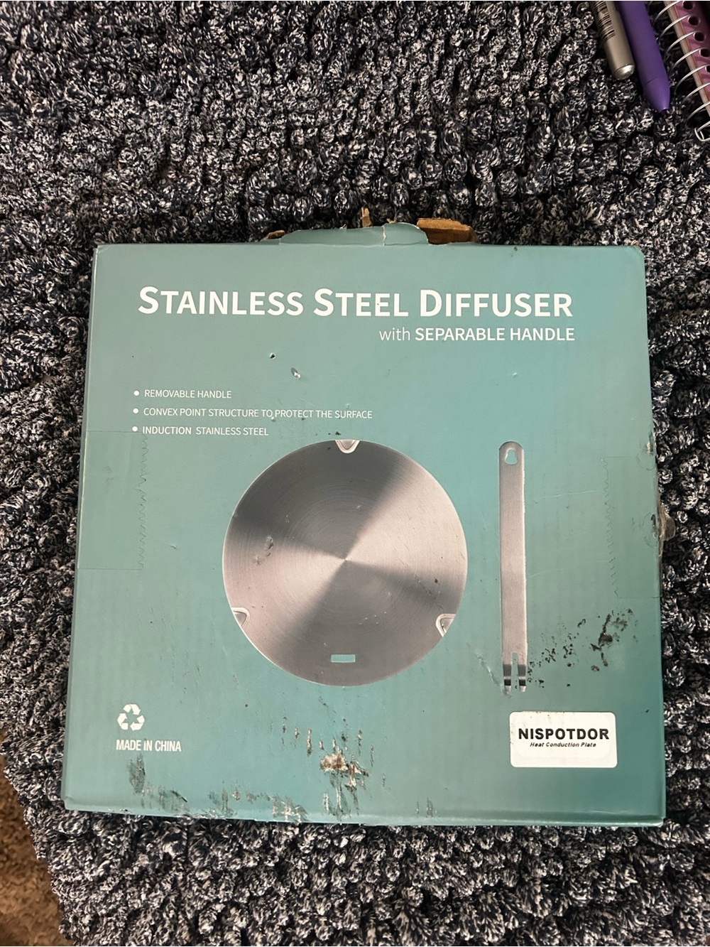STAINLESS STEEL DIFFUSER
with SEPARABLE HANDLE